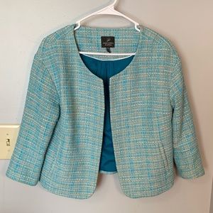 Adrianna Papell tweed blazer 6